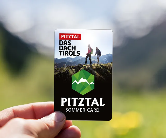 Wir sind Partnerbetrieb der "Pitztal Sommer Card"